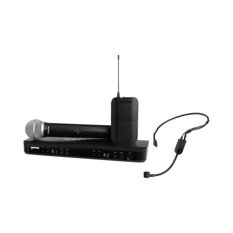 Shure BLX1288/PGA31 Dual-Channel Wireless Combo Headset & Handheld Microphone System — Being Shipped