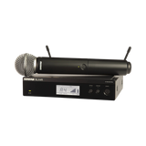 Shure BLX24R/SM58 Rackmount Wireless Handheld Microphone System with SM58 Capsule — Being Shipped