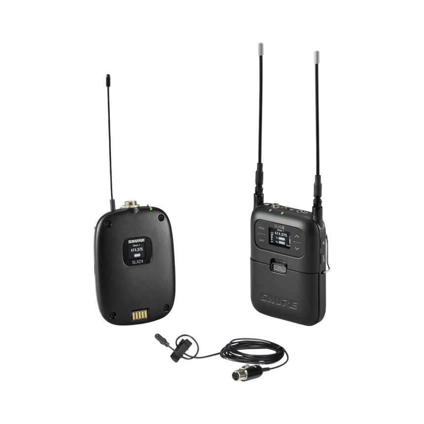 Shure SLXD14/DL4B Digital Wireless DuraPlex Omni Lavalier Microphone System — Being Shipped