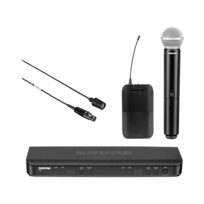 Shure BLX1288/CVL Dual-Channel Wireless Combo Lavalier & Handheld Microphone System — Being Shipped