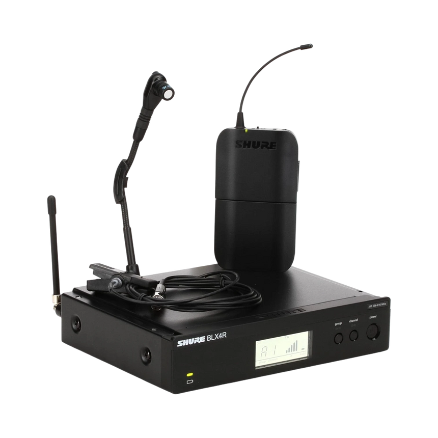 Shure BLX14R/B98 Rackmount Wireless Cardioid Instrument Microphone System — Being Shipped