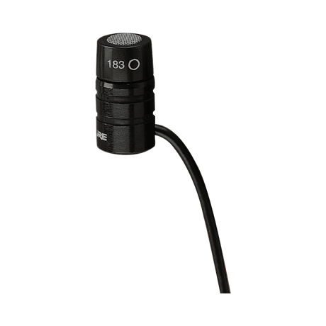 Shure WL183 Omnidirectional Lavalier Microphone with TA4F Connector (Black) — Being Shipped