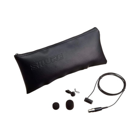Shure WL183 Omnidirectional Lavalier Microphone with TA4F Connector (Black) — Being Shipped