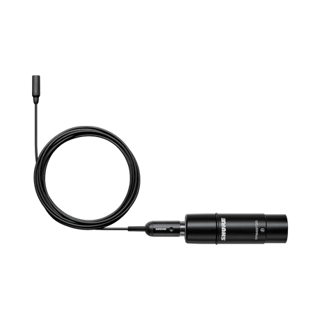 Shure TwinPlex TL48 XLR Omnidirectional Lavalier Microphone (Black) — Being Shipped