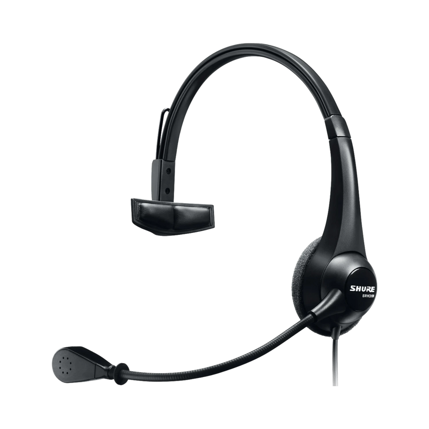 Shure Lightweight Single-Sided Broadcast Headset (Black) — Being Shipped