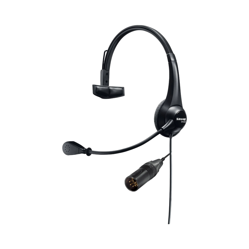 Shure Lightweight Single-Sided Broadcast Headset (Black) — Being Shipped