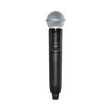 Shure GLXD2+ Dual-Band Wireless Handheld Transmitter with BETA 58A Microphone — Being Shipped