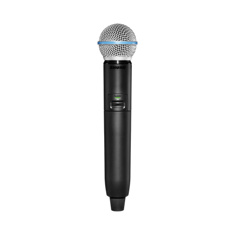 Shure GLXD2+ Dual-Band Wireless Handheld Transmitter with BETA 58A Microphone — Being Shipped