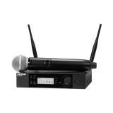 Shure GLXD24R+ Dual-Band Wireless Vocal Rack System with SM58 Microphone — Being Shipped