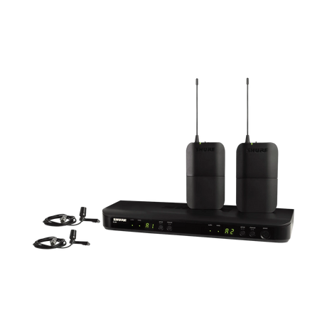 Shure BLX188/CVL Dual-Channel Wireless Cardioid Lavalier Microphone System — Being Shipped