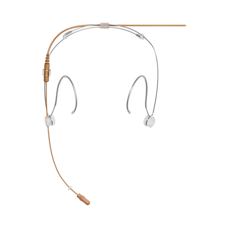 Shure DH5 DuraPlex Omnidirectional Headset Microphone (Cocoa, TA4F) — Being Shipped
