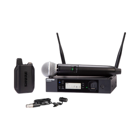 Shure GLXD124R+ Dual-Band Wireless Combo Rack System (Z3: 2.4, 5.8 GHz) — Being Shipped
