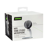 Shure MOTIV MV5 Cardioid USB/Lightning Microphone (Gray/Black Foam) — Being Shipped