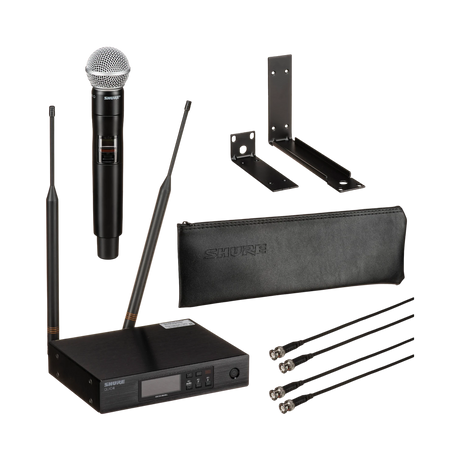 Shure QLXD24/SM58 Digital Wireless Handheld Microphone System with SM58 Capsule — Being Shipped