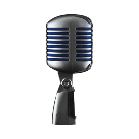 Shure Super 55 Supercardioid Dynamic Microphone (Chrome, Blue Foam) — Being Shipped