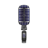 Shure Super 55 Supercardioid Dynamic Microphone (Chrome, Blue Foam) — Being Shipped