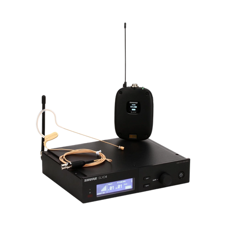 Shure SLXD14/153T Digital Wireless Omni Earset Microphone System (H55: 514 to 558 MHz) — Being Shipped