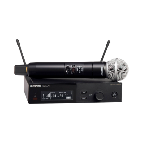 Shure SLXD24/SM58 Digital Wireless Handheld Microphone System with SM58 Capsule — Being Shipped