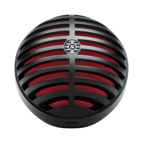 Shure MOTIV MV5 Cardioid USB/Lightning Microphone (Black/Red Foam) — Being Shipped