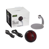 Shure MOTIV MV5 Cardioid USB/Lightning Microphone (Black/Red Foam) — Being Shipped