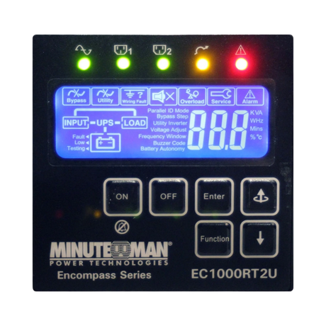 Minuteman UPS Encompass 3000VA 2700W On-Line Rackmount UPS — Being Shipped