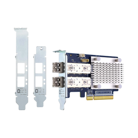 QNAP QXP-16G2FC Dual-Port 16Gb SFP+ Fiber PCIe 3.0 x8 Expansion Card — Being Shipped