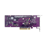 QNAP Dual M.2 22110/2280 PCIe Gen3 x8 NVMe SSD Expansion Card — Being Shipped