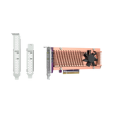 QNAP Dual M.2 22110/2280 PCIe Gen3 x8 NVMe SSD Expansion Card — Being Shipped
