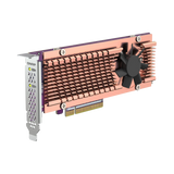 QNAP Dual M.2 22110/2280 PCIe Gen3 x8 NVMe SSD Expansion Card — Being Shipped