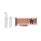 QNAP Dual M.2 22110/2280 PCIe Gen3 x8 NVMe SSD Expansion Card — Being Shipped