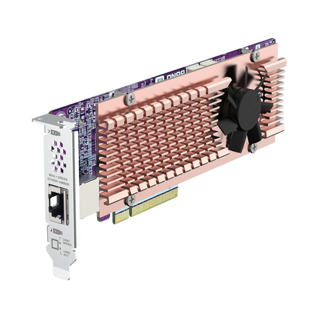 QNAP QM2-2P410G1T Dual M.2 2280 PCIe NVMe SSD & 10GbE Expansion Card — Being Shipped