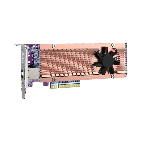 QNAP QM2-2P410G1T Dual M.2 2280 PCIe NVMe SSD & 10GbE Expansion Card — Being Shipped