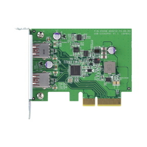 QNAP QXP-10G2U3A 2-Port USB 3.2 Gen 2 Type-A PCIe Card — Being Shipped