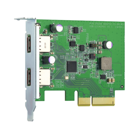 QNAP QXP-10G2U3A 2-Port USB 3.2 Gen 2 Type-A PCIe Card — Being Shipped