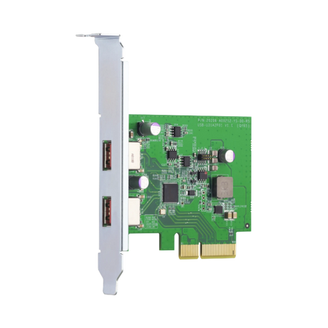 QNAP QXP-10G2U3A 2-Port USB 3.2 Gen 2 Type-A PCIe Card — Being Shipped