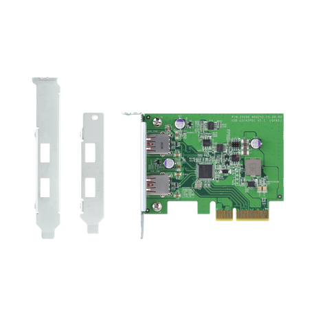 QNAP QXP-10G2U3A 2-Port USB 3.2 Gen 2 Type-A PCIe Card — Being Shipped