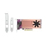QNAP QM2-2P10G1TB Dual M.2 2280 PCIe NVMe SSD & 10GbE Expansion Card — Being Shipped