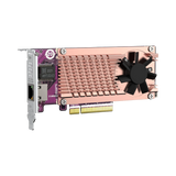 QNAP QM2-2P10G1TB Dual M.2 2280 PCIe NVMe SSD & 10GbE Expansion Card — Being Shipped