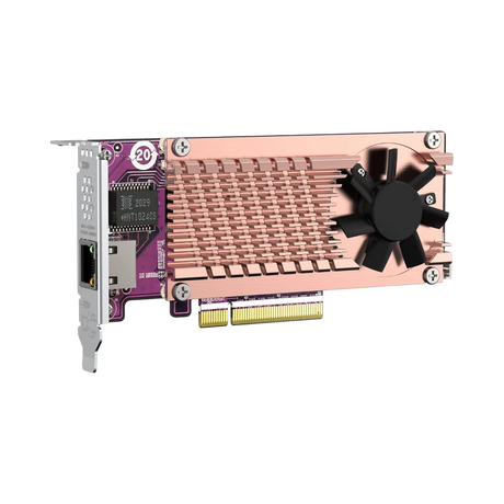 QNAP QM2-2P10G1TB Dual M.2 2280 PCIe NVMe SSD & 10GbE Expansion Card — Being Shipped