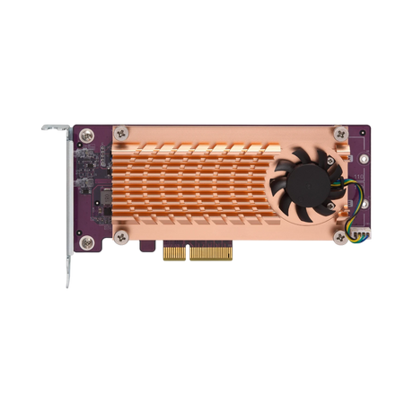 QNAP Quad M.2 2280 PCIe Gen3 x8 NVMe SSD Expansion Card — Being Shipped