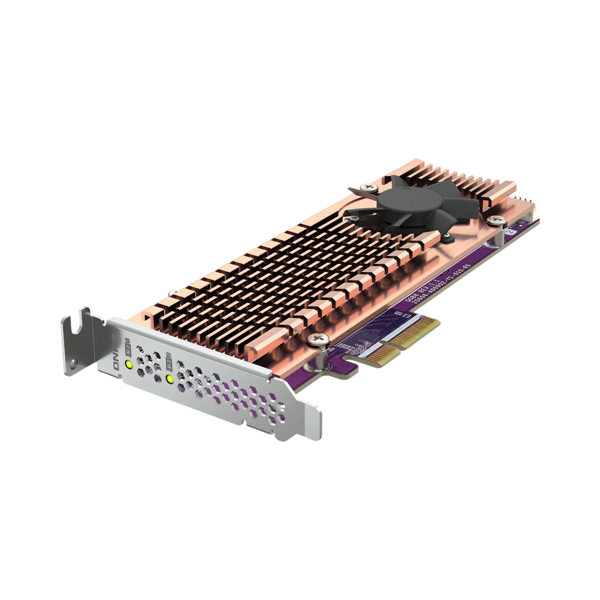 QNAP Dual M.2 22110/2280 PCIe Gen3 x4 NVMe SSD Expansion Card — Being Shipped