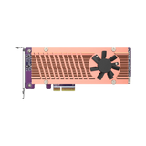 QNAP Dual M.2 22110/2280 PCIe Gen3 x4 NVMe SSD Expansion Card — Being Shipped
