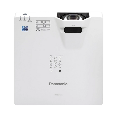 Panasonic PT-TMZ400U 4000-Lumen WUXGA Short-Throw Laser 3LCD Projector (White) — Being Shipped