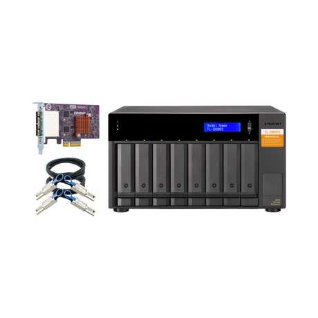 QNAP 8-Bay SATA JBOD Enclosure for NAS & PCs — Being Shipped