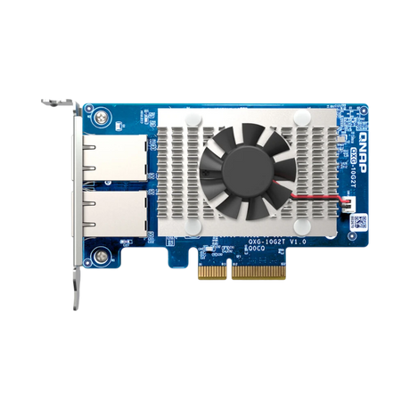 QNAP QXG-10G2T 2-Port 10G RJ45 PCIe 3.0 Network Adapter Card — Being Shipped
