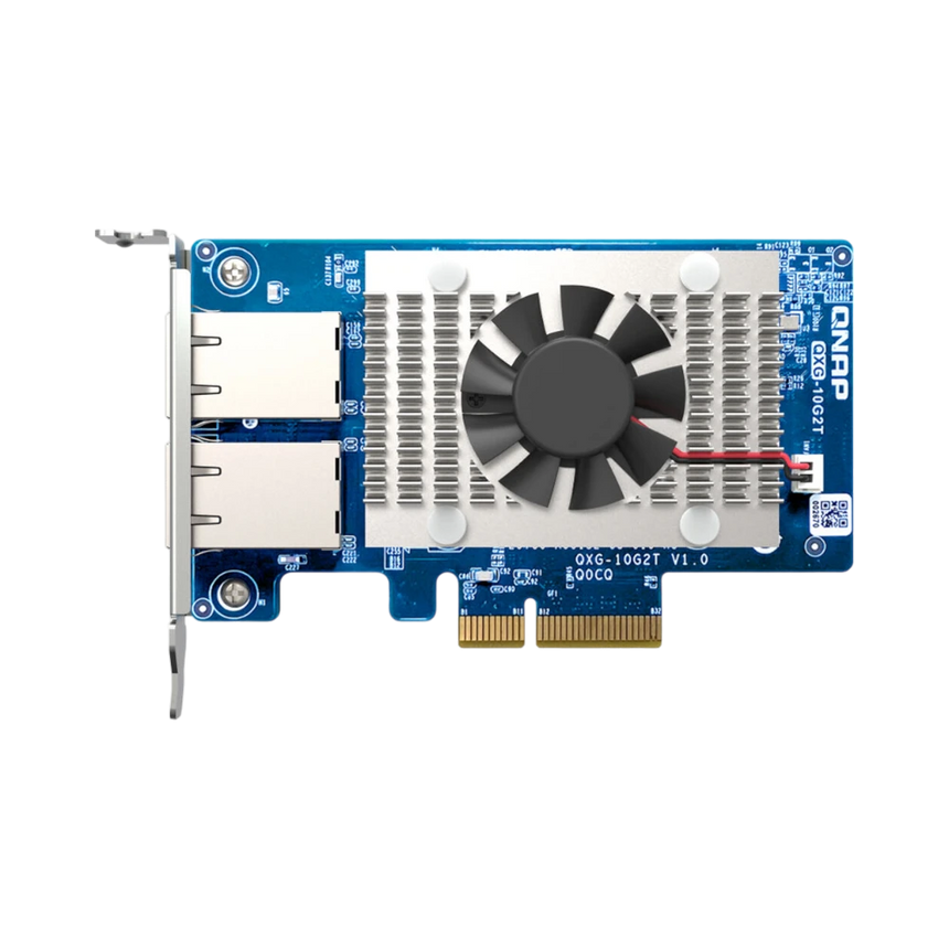 QNAP QXG-10G2T 2-Port 10G RJ45 PCIe 3.0 Network Adapter Card — Being Shipped