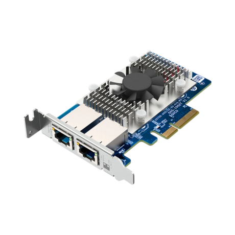 QNAP QXG-10G2T 2-Port 10G RJ45 PCIe 3.0 Network Adapter Card — Being Shipped
