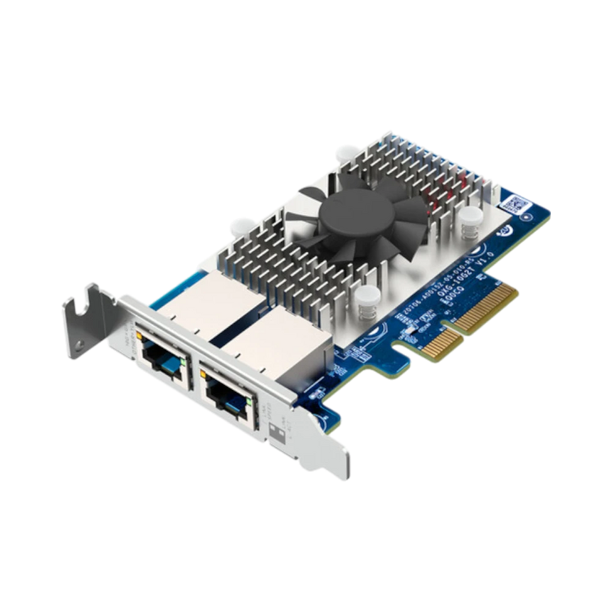 QNAP QXG-10G2T 2-Port 10G RJ45 PCIe 3.0 Network Adapter Card — Being Shipped