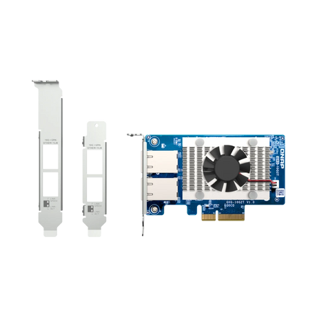 QNAP QXG-10G2T 2-Port 10G RJ45 PCIe 3.0 Network Adapter Card — Being Shipped