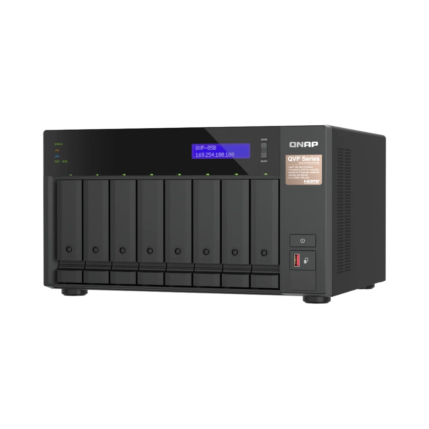 QNAP QVP-85B 8-Bay NVR NAS Enclosure — Being Shipped